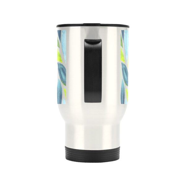 Insulated Stainless Steel Travel Mug – Commuters Cup – Latte Leaf  (14 oz) Drinkware Double Wall Insulated Cup 4
