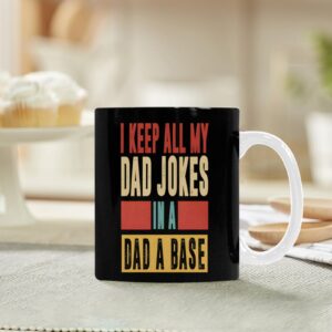 Ceramic Mug – Father’s Day – Dad A Base – 11 oz White Coffee Mug Drinkware ceramic coffee mug