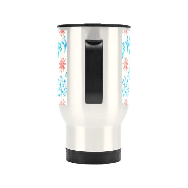 Insulated Stainless Steel Travel Mug – Commuters Cup – Just Coral  (14 oz) Drinkware Double Wall Insulated Cup 4