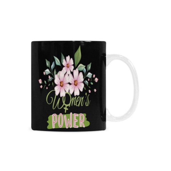 Ceramic Mug – 11 oz Women’s Day Gift –  Power Black Coffee Mug Drinkware ceramic coffee mug 7