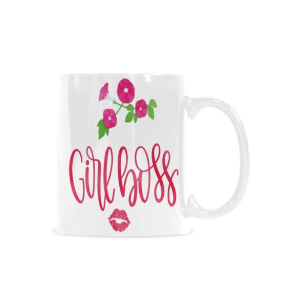 Ceramic Mug – 11 oz White Coffee Mug – Women’s Day Gift – Girl Boss Drinkware ceramic coffee mug 7