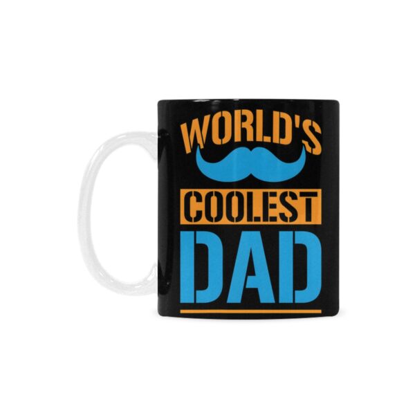 Ceramic Mug – Father’s Day – Coolest Dad – 11 oz White Coffee Mug Drinkware ceramic coffee mug 2