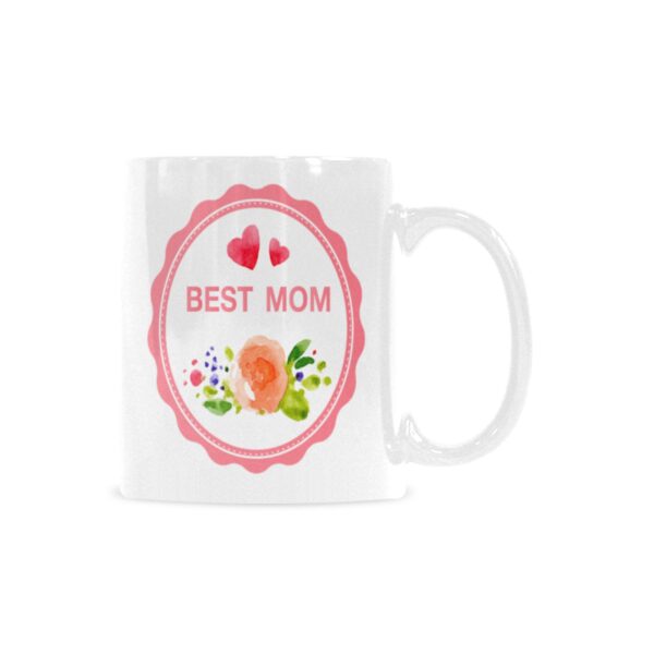 Ceramic Mug – 11 oz White Coffee Mug – Mother’s Day Gift – Best Mom Drinkware ceramic coffee mug 7