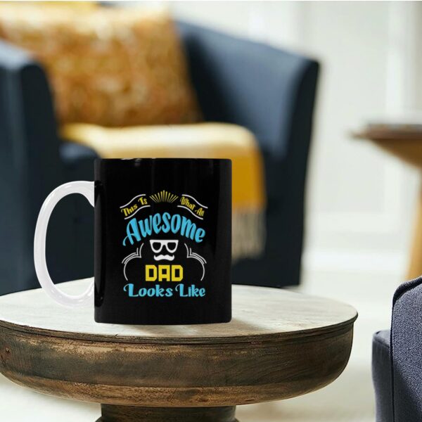 Ceramic Mug – Father’s Day – Awesome – 11 oz White Coffee Mug Drinkware ceramic coffee mug 6