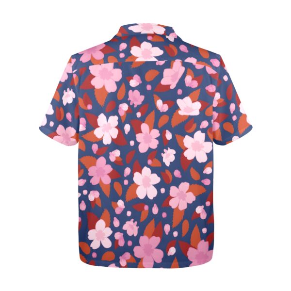 Mens Hawaiian Print Shirt – Men’s Tropical Floral Shirts – Pink Daisy Clothing Aloha shirt 5