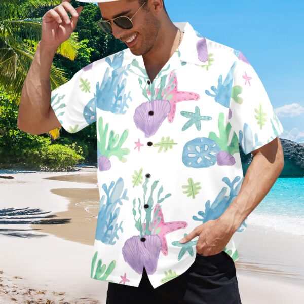 Mens Hawaiian Print Shirt – Men’s Tropical Floral Shirts – Sand Dollar Clothing Aloha shirt 2