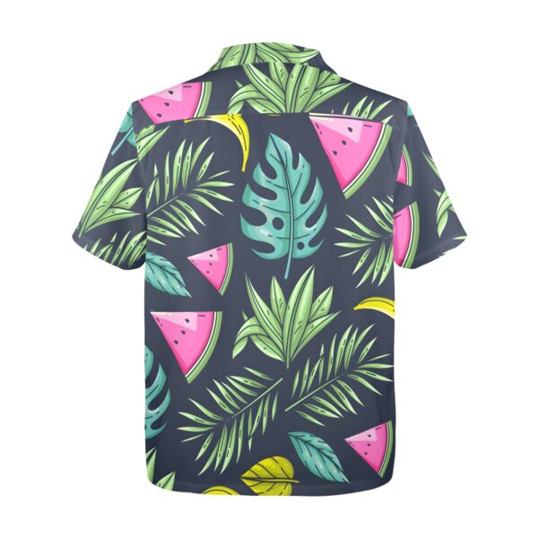 Mens Hawaiian Print Shirt – Men’s Tropical Floral Shirts – Melon Clothing Aloha shirt 5