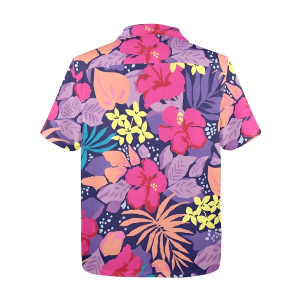 Mens Hawaiian Print Shirt – Men’s Tropical Floral Shirts – Floral Jungle Clothing Aloha shirt 5