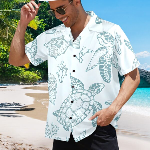 Mens Hawaiian Print Shirt – Men’s Tropical Floral Shirts – Tortulla Clothing Aloha shirt 2