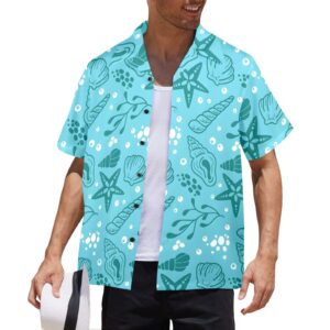 Mens Hawaiian Print Shirt – Men’s Tropical Floral Shirts – Seashore Clothing Aloha shirt