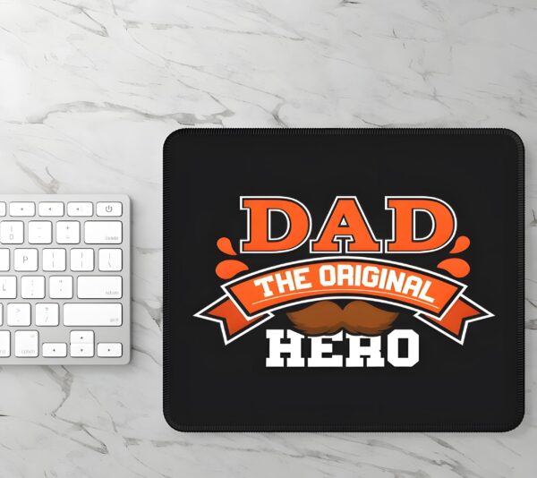 Mousepad – Rectangle Dad Mouse Pad – Hero – 10 in x 8 in Dad Pads Best Dad Mouse Pad