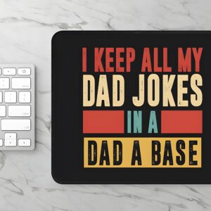 Mousepad – Rectangle Dad Mouse Pad – Dad A Base – 10 in x 8 in Dad Pads Best Dad Mouse Pad