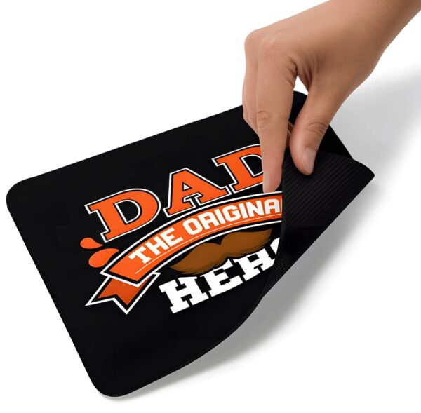 Mousepad – Rectangle Dad Mouse Pad – Hero – 10 in x 8 in Dad Pads Best Dad Mouse Pad 4