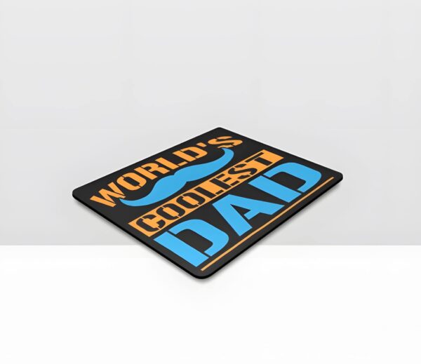 Mousepad – Rectangle Dad Mouse Pad – Coolest – 10 in x 8 in Dad Pads Best Dad Mouse Pad 2