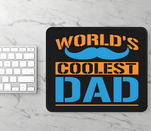 Mousepad – Rectangle Dad Mouse Pad – Coolest – 10 in x 8 in Dad Pads Best Dad Mouse Pad