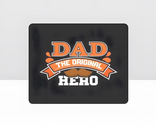 Mousepad – Rectangle Dad Mouse Pad – Hero – 10 in x 8 in Dad Pads Best Dad Mouse Pad 5