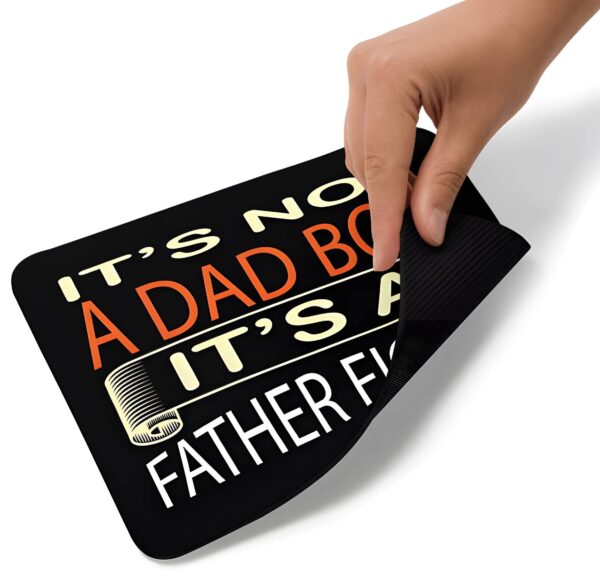Mousepad – Rectangle Dad Mouse Pad – Father Figure – 10 in x 8 in Dad Pads Best Dad Mouse Pad 5