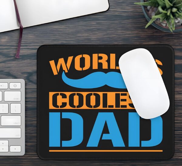 Mousepad – Rectangle Dad Mouse Pad – Coolest – 10 in x 8 in Dad Pads Best Dad Mouse Pad 5