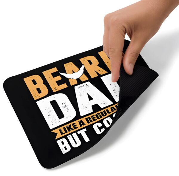 Mousepad – Rectangle Dad Mouse Pad – Beard – 10 in x 8 in Dad Pads Best Dad Mouse Pad 6