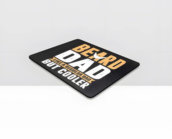 Mousepad – Rectangle Dad Mouse Pad – Beard – 10 in x 8 in Dad Pads Best Dad Mouse Pad 7
