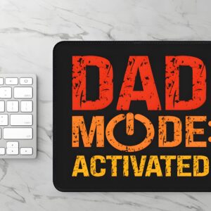 Mousepad – Rectangle Dad Mouse Pad – Activated – 10 in x 8 in Dad Pads Best Dad Mouse Pad