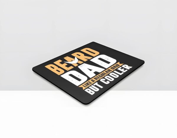 Mousepad – Rectangle Dad Mouse Pad – Beard – 10 in x 8 in Dad Pads Best Dad Mouse Pad 8