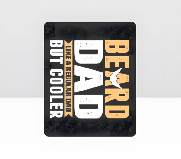Mousepad – Rectangle Dad Mouse Pad – Beard – 10 in x 8 in Dad Pads Best Dad Mouse Pad 9