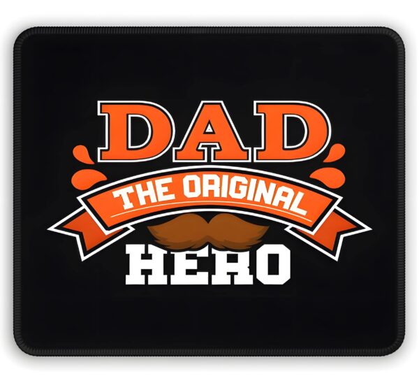 Mousepad – Rectangle Dad Mouse Pad – Hero – 10 in x 8 in Dad Pads Best Dad Mouse Pad 9