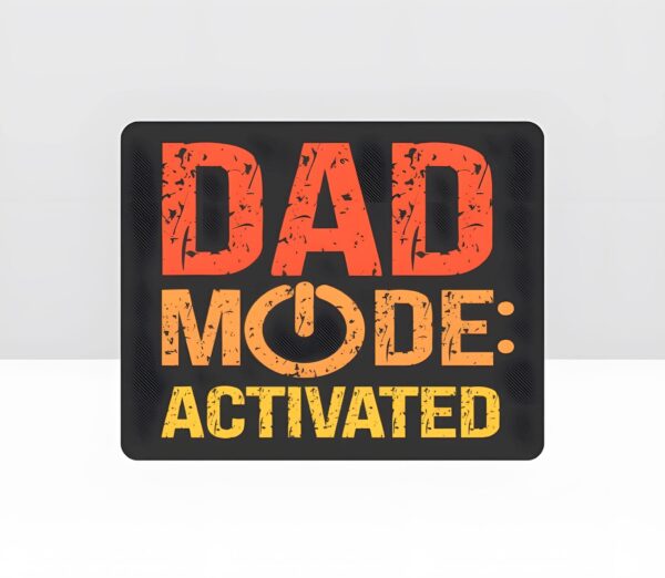 Mousepad – Rectangle Dad Mouse Pad – Activated – 10 in x 8 in Dad Pads Best Dad Mouse Pad 9