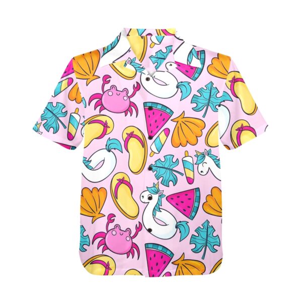 Mens Hawaiian Print Shirt – Men’s Tropical Floral Shirts – Crabby Clothing Aloha shirt 4