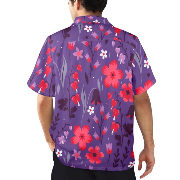 Mens Hawaiian Print Shirt – Men’s Tropical Floral Shirts – Puschia Clothing Aloha shirt 3