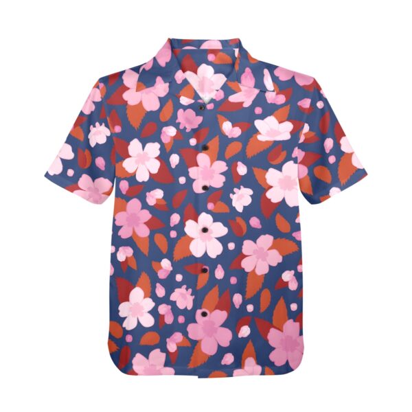 Mens Hawaiian Print Shirt – Men’s Tropical Floral Shirts – Pink Daisy Clothing Aloha shirt 4