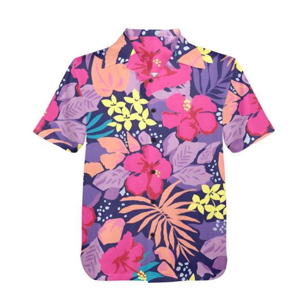 Mens Hawaiian Print Shirt – Men’s Tropical Floral Shirts – Floral Jungle Clothing Aloha shirt 4