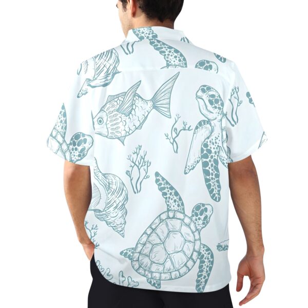 Mens Hawaiian Print Shirt – Men’s Tropical Floral Shirts – Tortulla Clothing Aloha shirt 3