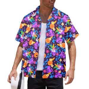 Mens Hawaiian Print Shirt – Men’s Tropical Floral Shirts – Citrus Clothing Aloha shirt