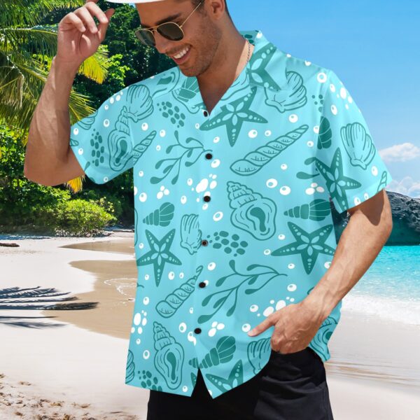 Mens Hawaiian Print Shirt – Men’s Tropical Floral Shirts – Seashore Clothing Aloha shirt 2