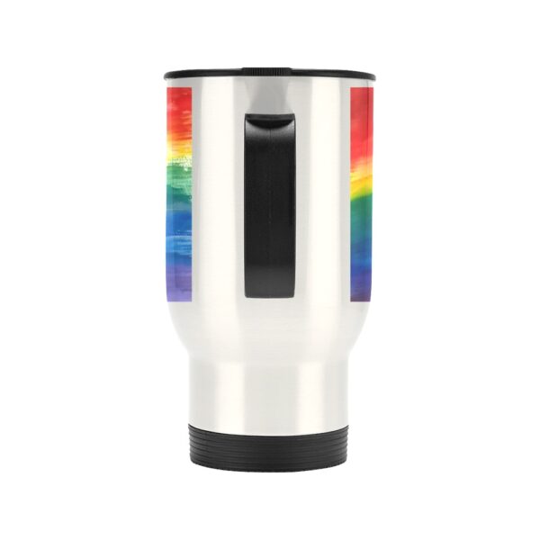 Insulated Stainless Steel Travel Mug – Commuters Cup – LGBTQ World Pride Month Travel Mug  – 14 Oz Drinkware Double Wall Insulated Cup 4