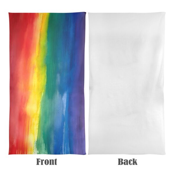 Beach Towel – LGBTQ World Pride Month Rainbow Flag Vertical Beach Towel 31"x71" Beach Towels beach towel