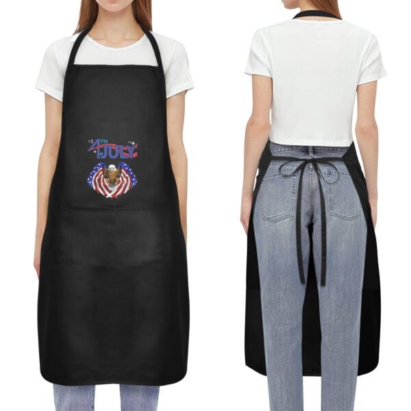 Ladie’s Apron – BBQ Grill Kitchen Chef Apron for Ladies – Independence Day Eagle2 Aprons 4th Of July 3