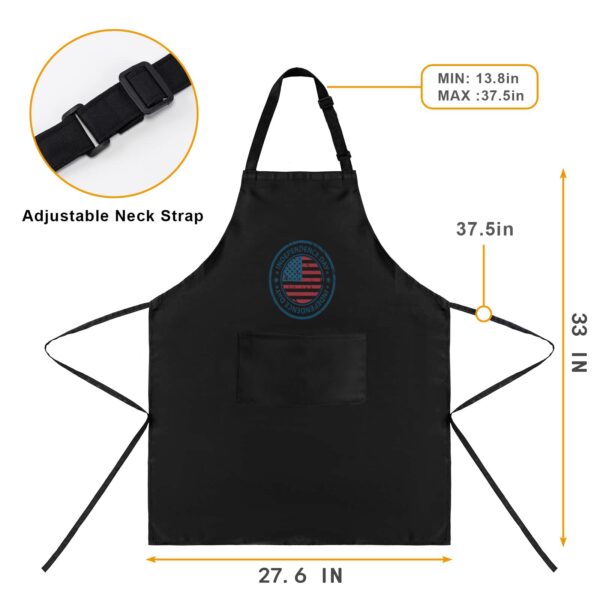 Men’s Apron – BBQ Grill Kitchen Chef Apron for Men – Independence Day Stamp Aprons 4th Of July 6