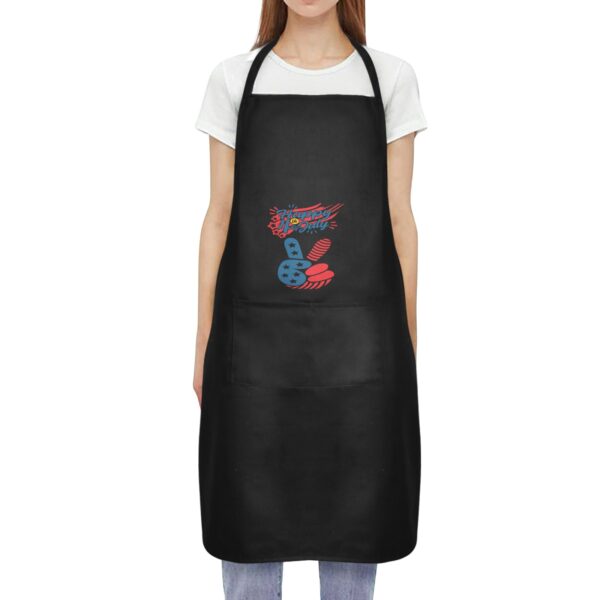 Ladie’s Apron – BBQ Grill Kitchen Chef Apron for Ladies – Independence Day Peace Aprons 4th Of July