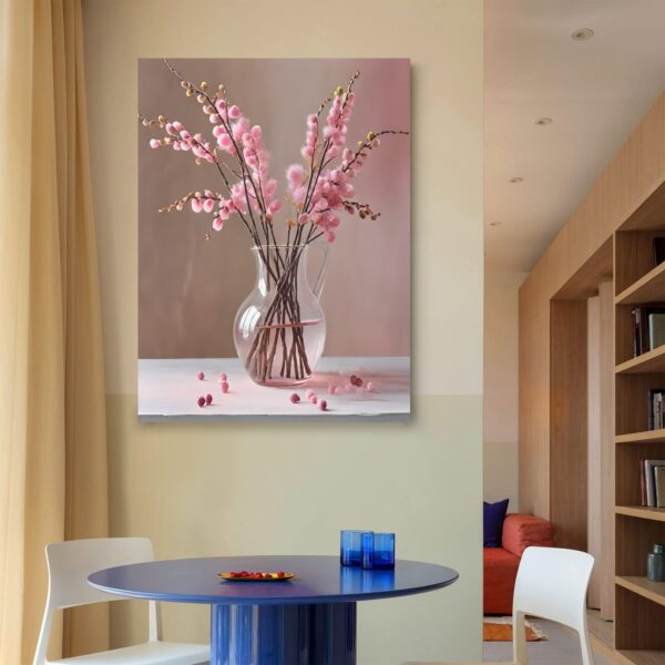 Canvas Wall Art Print – Home Decor Painting – Willows in Pink Two 24×32 24"x32" Abstract Canvas Art 5