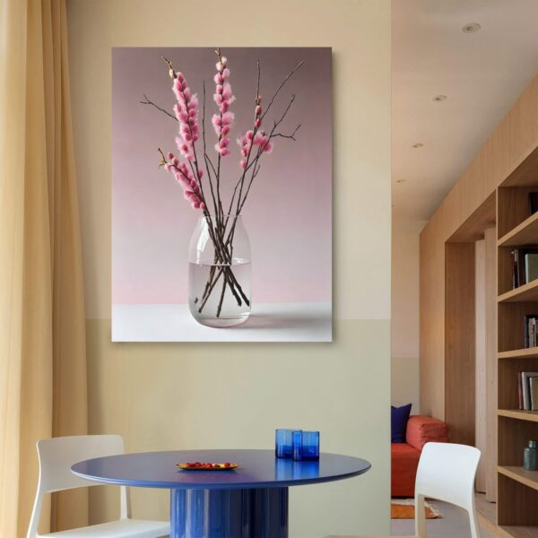 Canvas Wall Art Print – Home Decor Painting – Willows in Pink Three 24×32 24"x32" Abstract Canvas Art 5