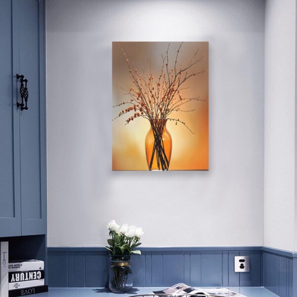 Canvas Wall Art Print – Home Decor Painting – Willows in Orange Five 24×32 24"x32" Abstract Canvas Art 4