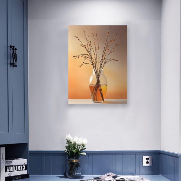 Canvas Wall Art Print – Home Decor Painting – Willows in Orange Three 24×32 24"x32" Abstract Canvas Art 4