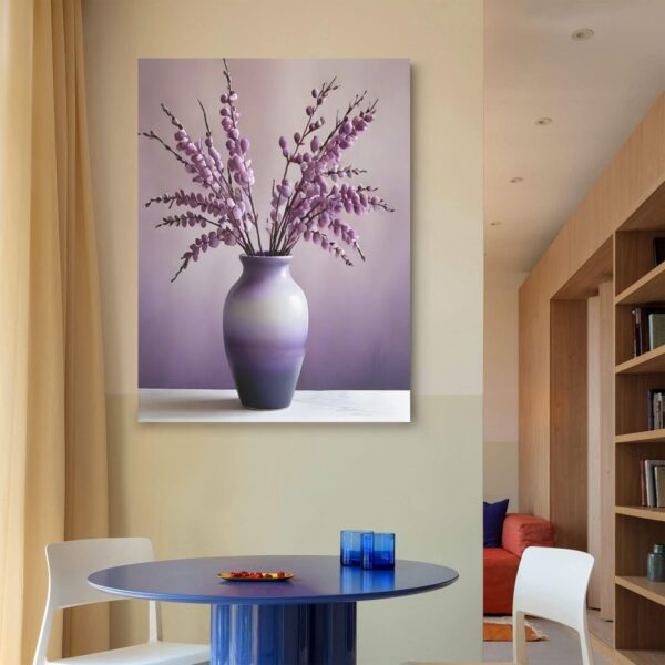 Canvas Wall Art Print – Home Decor Painting – Willows in Lavender Two 24×32 24"x32" Abstract Canvas Art 5