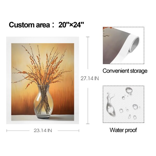 Canvas Wall Art Print – Home Decor Painting – Willows in Orange 20×24 (3-Pack) 20"x24" Abstract Canvas Art 2