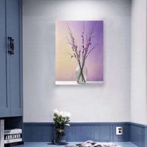 Canvas Wall Art Print – Home Decor Painting – Willows in Lavender 24×32 24"x32" Abstract Canvas Art