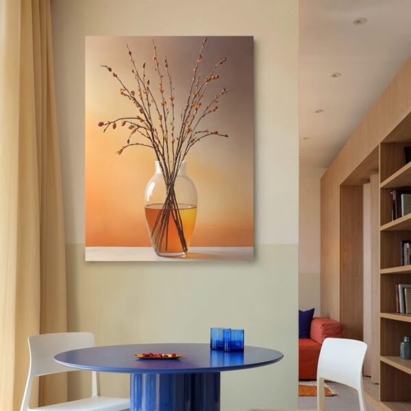 Canvas Wall Art Print – Home Decor Painting – Willows in Orange Three 24×32 24"x32" Abstract Canvas Art 5