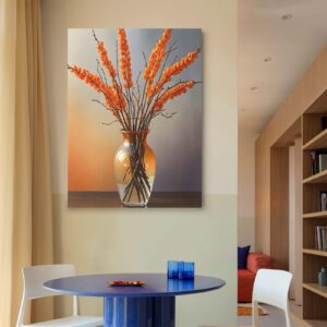 Canvas Wall Art Print – Home Decor Painting – Willows in Orange Two 24×32 24"x32" Abstract Canvas Art